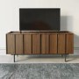 Small Walnut TV Stand with Storage - TV's up to 50" - Helmer