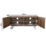 Small Walnut TV Stand with Storage - TV's up to 50" - Helmer