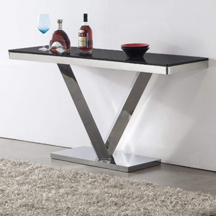Wilkinson Furniture Harper Stainless Steel Console Table