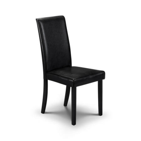 Julian Bowen Hudson Dining Chair in Black 