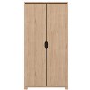 2 Door Wardrobe With Oak Finish