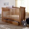 Izziwotnot Bailey Cot Bed Wardrobe and Drawers in Oak