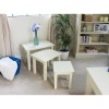 Baumhaus Cadence Nest of Three Tables in cream