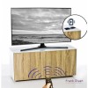 Frank Olsen INTEL1100WOK White and Oak TV Cabinet for up to 55&#39;&#39; TVs