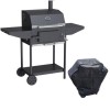 Boss Grill Tennessee - Charcoal Grill with Chimney Smoker BBQ