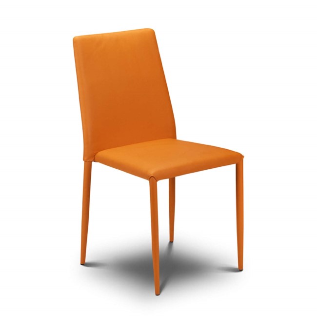 Julian Bowen Jazz Stacking Chair in Orange 
