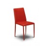 Julian Bowen Jazz Stacking Pair of Chairs in Red