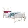 Birlea Furniture Jessica Metal Single Bed in Cream