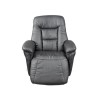 Birlea Furniture Kansas Bonded Leather Swivel Chair in Black
