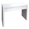 Venice 2 Drawer White High Gloss Console Table