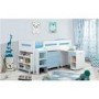 Julian Bowen Kimbo Blue Cabin Bed with Pull Out Desk