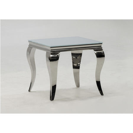 GRADE A2 - Wilkinson Furniture Louis End Table in White