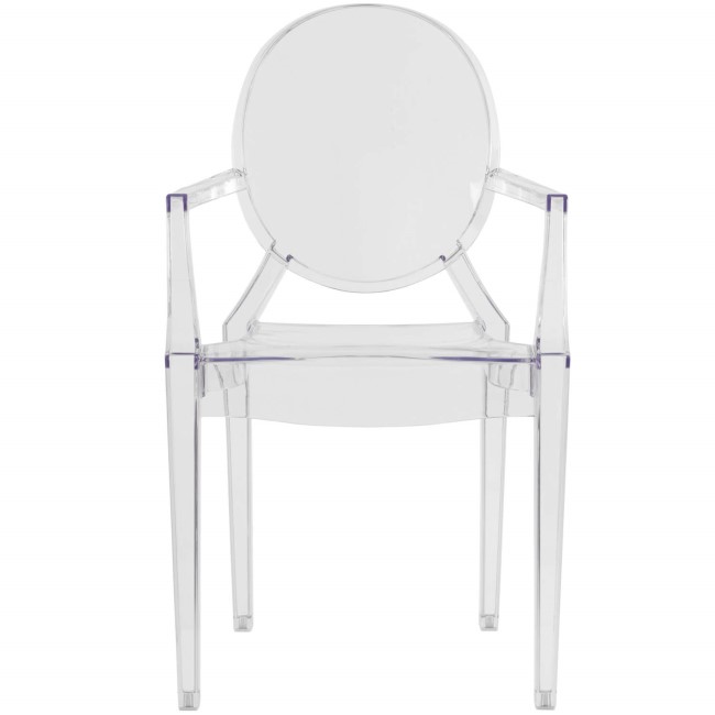 LPD Pair of Maison Ghost Style Chairs in Clear