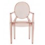 LPD Pair of Maison Ghost Style Chairs in Pink