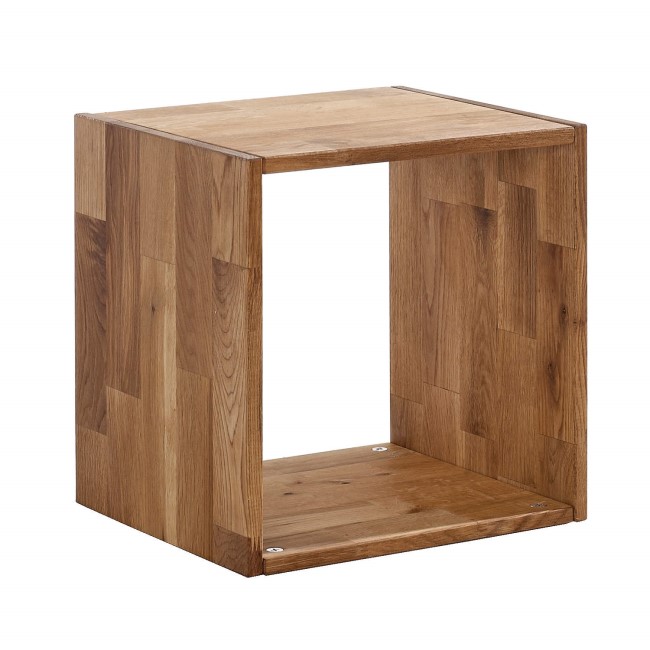 Solid Oak Multi Purpose Storage Cube - LPD Maximo