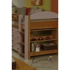 Verona Design Ltd Maximus Midsleeper Bed in Antique Pine and Pink