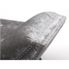 Mulberry Crushed Velvet Silver Chaise