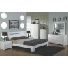 Vida Living Newport Double Wardrobe with Drawer in White Gloss