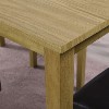 New Haven Rectangle Wooden Dining Table in Light Oak - 4 Seater