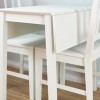 GRADE A2 - New Haven Drop Leaf Dining Table in Stone White