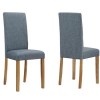 New Haven Pair of Chairs in Slate Grey Fabric