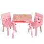 Kidsaw Owl & Pussycat Table & Chairs In Pink