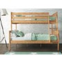 GRADE A2 - Oxford Triple Bunk Bed in Pine - Small Double