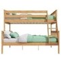 GRADE A2 - Oxford Triple Bunk Bed in Pine - Small Double