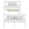 Oxford Triple Bunk Bed in White - Small Double