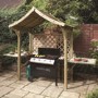 Rowlinson Wooden Party Arbour and BBQ Shelter