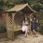 Rowlinson Wooden Party Arbour and BBQ Shelter