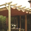 Rowlinson Outdoor Sienna Sun Canopy with Wooden Structure
