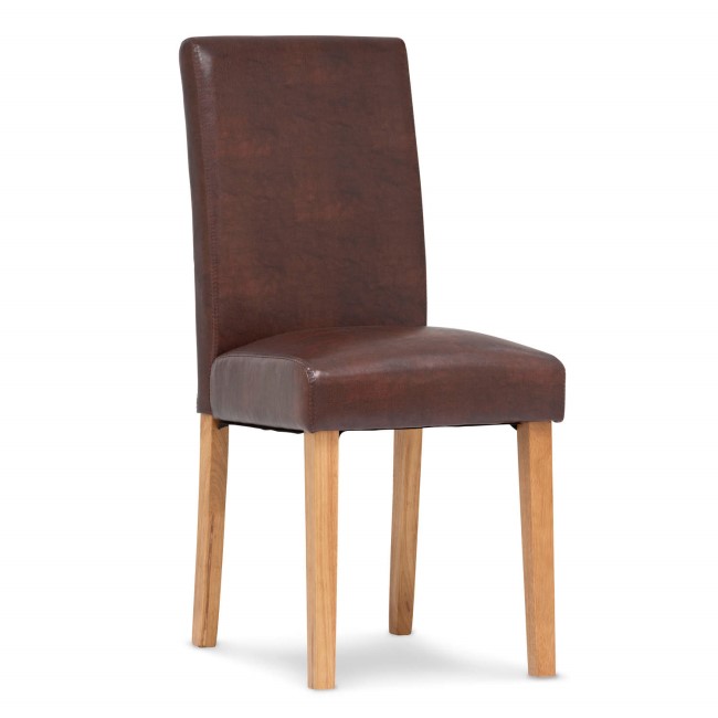 World Furniture Pair of Portman Dining Chairs in Antique Brown