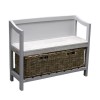 Signature North Fairburn Painted Storage Bench with Basket