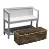 Signature North Fairburn Painted Storage Bench with Basket