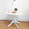 Small Round Dining Table in White - Seats 4 - Rhode Island
