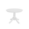 Small Round Dining Table in White - Seats 4 - Rhode Island