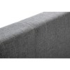 Grey Linen Single Bed Frame - Rialto - Julian Bowen