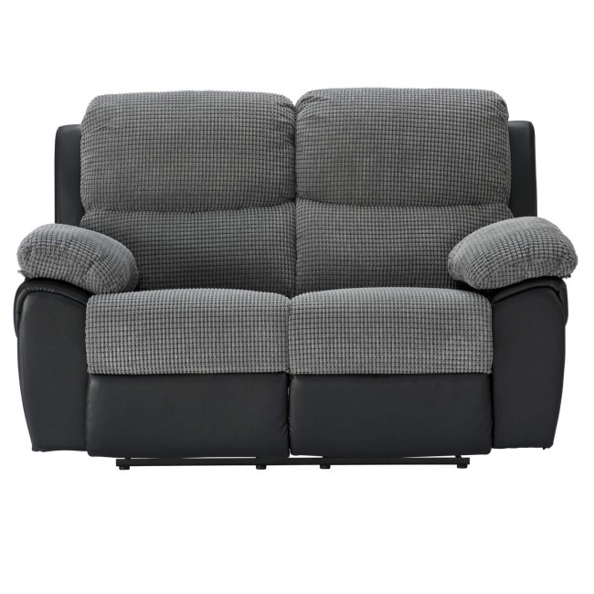 World Furniture Rio 2 Seater in Grey/Black