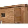 Rustic Saxon Oak Dressing Table Set