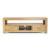 Chunky Solid Oak Large TV Cabinet 