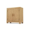 Chunky Solid Oak Storage Cabinet 
