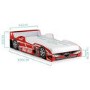 Julian Bowen Speedster Red Racing Car Bed