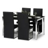 Julian Bowen Tempo Dining Set with 4 Tempo Chairs