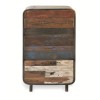 Recycled Boat Retro High 3 Drawer Sideboard