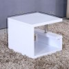 Artemis High Gloss White Side Table 
