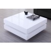 GRADE A3 - Tiffany White High Gloss Cubic LED Coffee Table