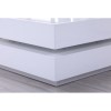 GRADE A3 - Tiffany White High Gloss Cubic LED Coffee Table