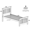 Birlea Furniture Toronto Single Bed With Trundle Guest Bed in White