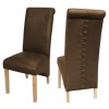 LPD Limited Treviso Pair of Brown Dining Chairs